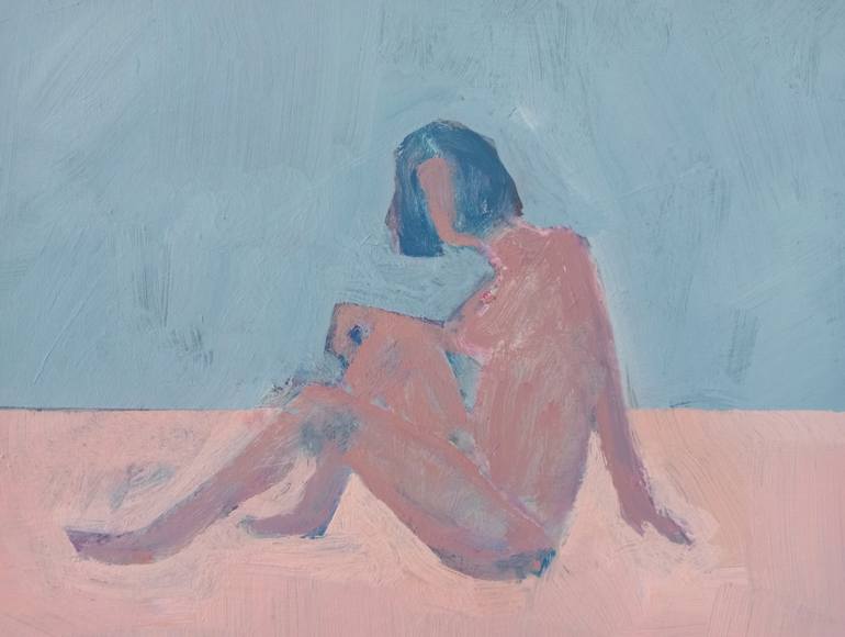 Original Abstract Expressionism Women Painting by Luigi Iona