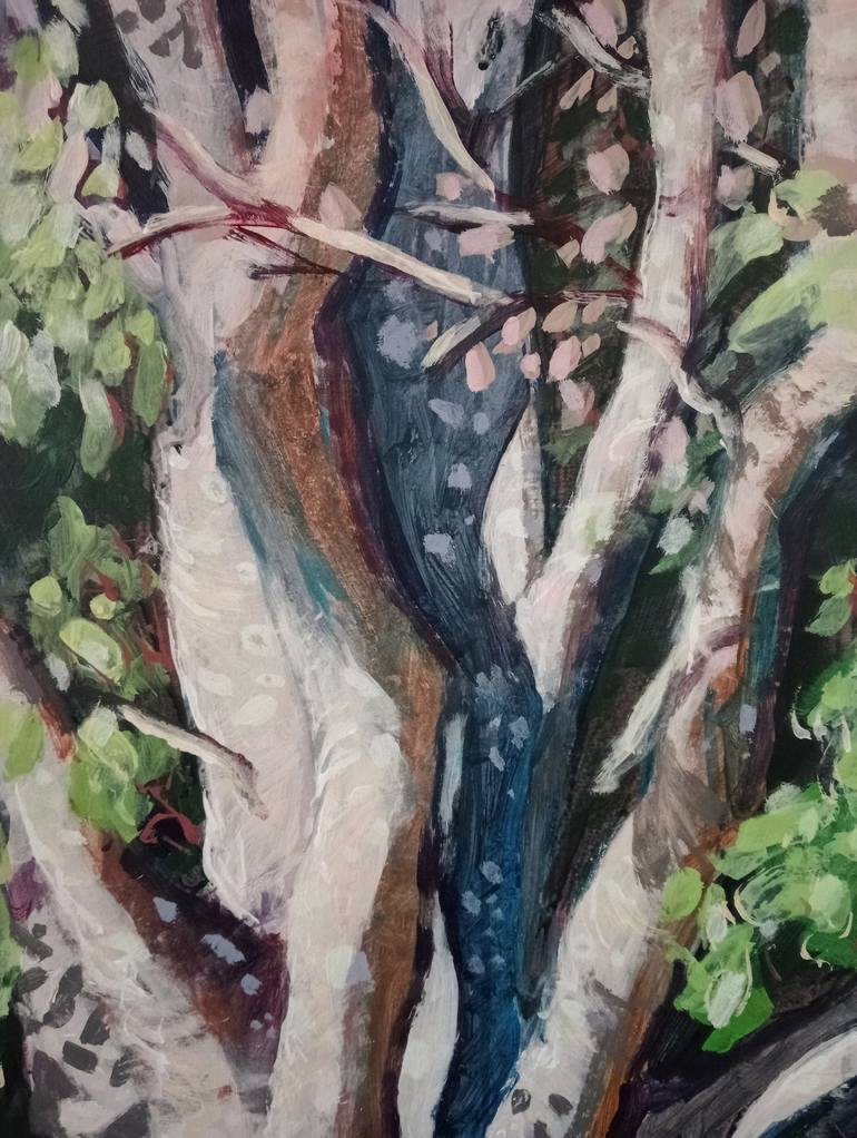 Original Tree Painting by Luigi Iona