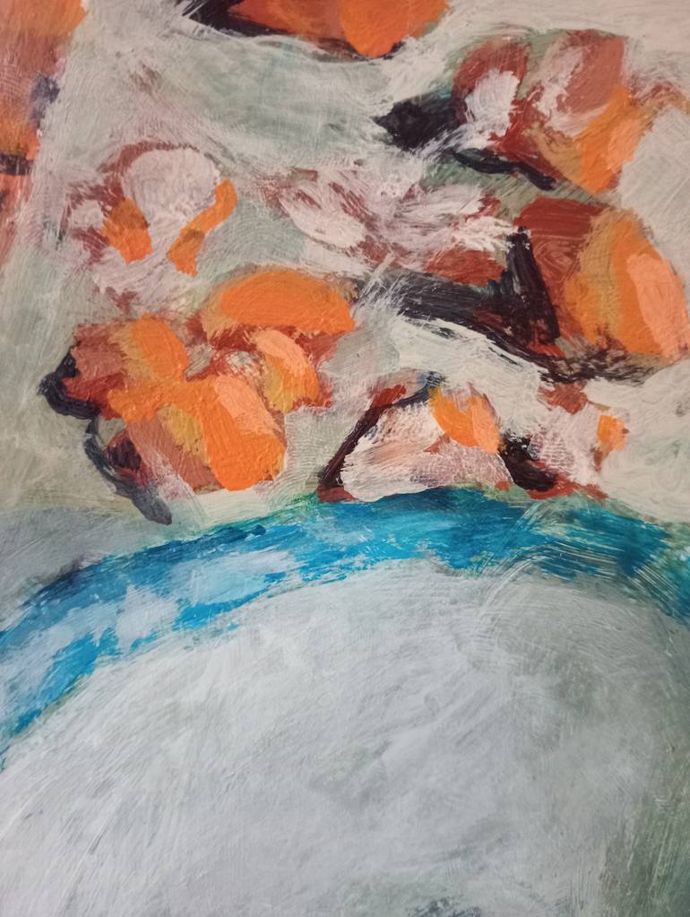 Original Abstract Expressionism Still Life Painting by Luigi Iona