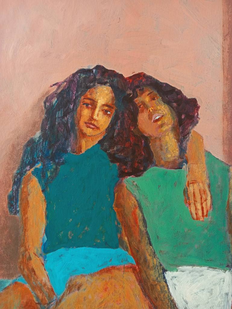 Original Contemporary Women Painting by Luigi Iona