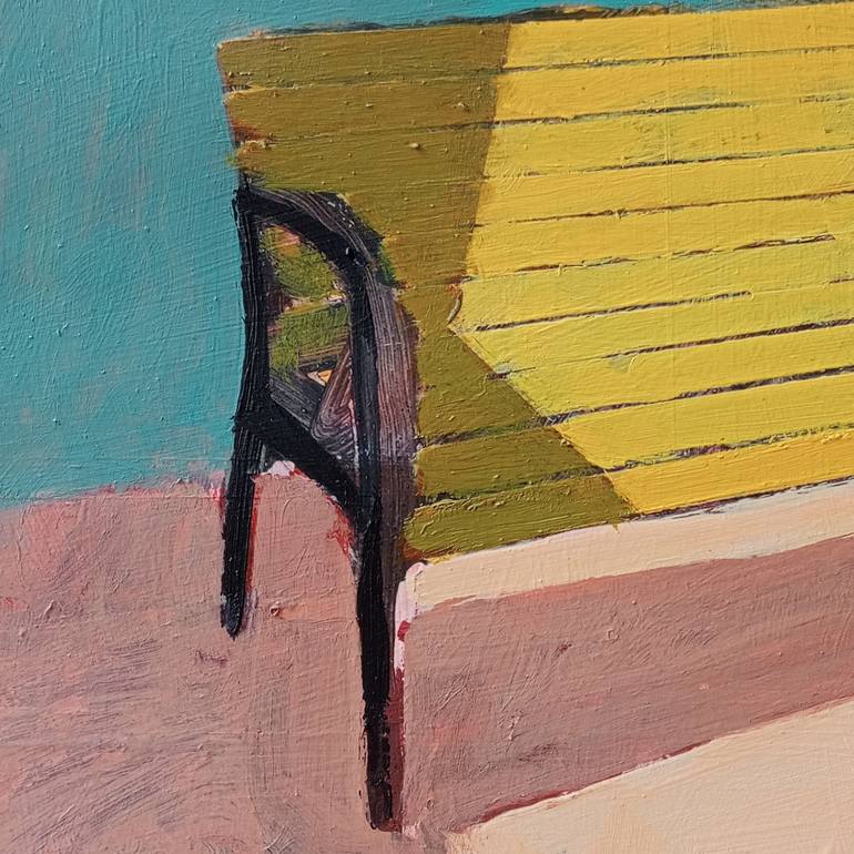 Original Abstract Expressionism Geometric Painting by Luigi Iona