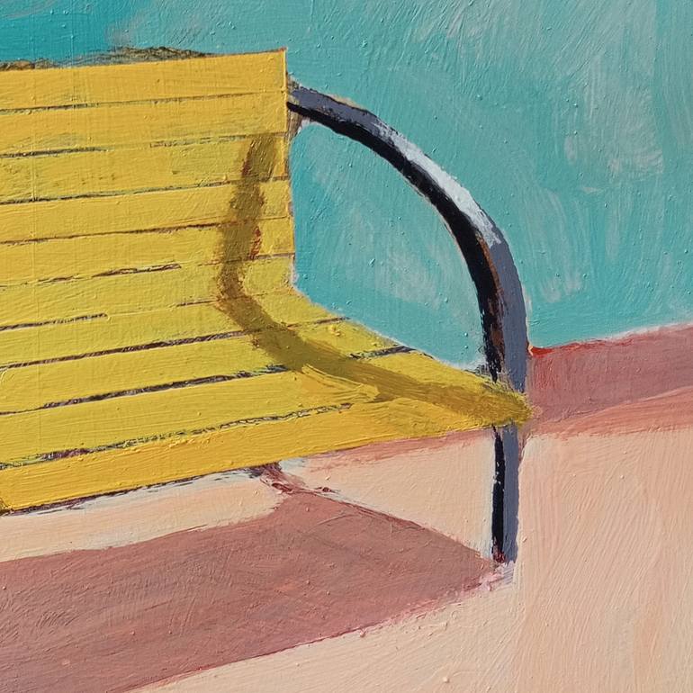 Original Abstract Expressionism Geometric Painting by Luigi Iona