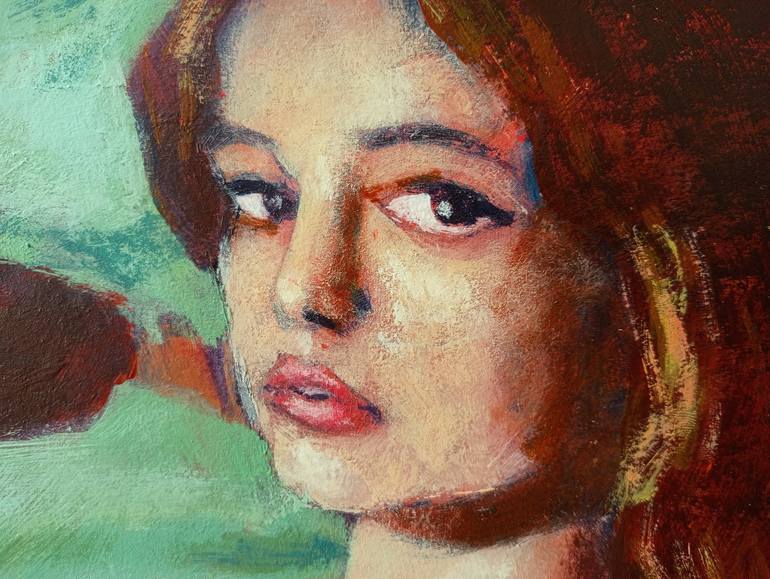 Original Figurative Women Painting by Luigi Iona