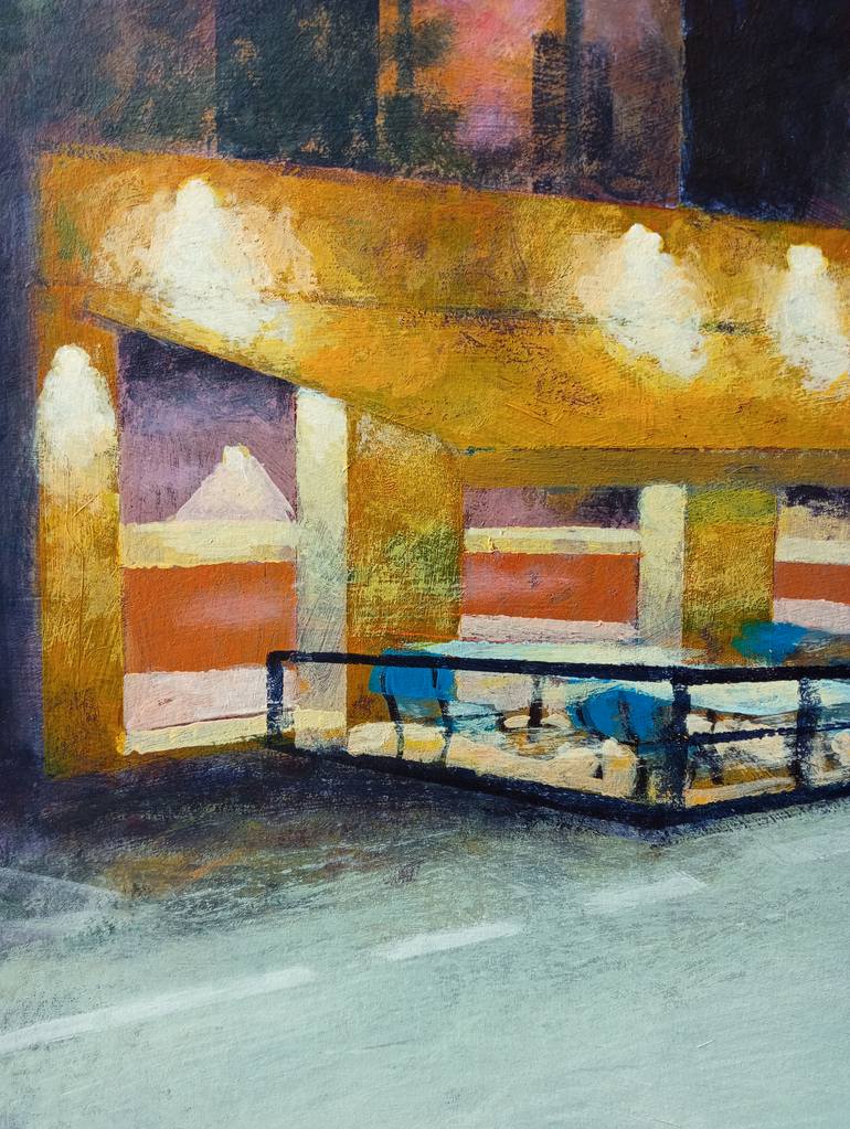 Original Figurative Cities Painting by Luigi Iona
