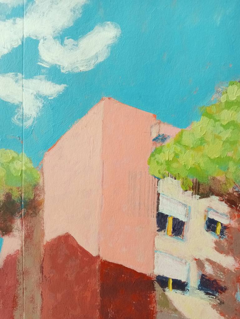 Original Figurative Cities Painting by Luigi Iona