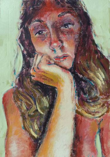 Original Figurative Women Paintings by Luigi Iona