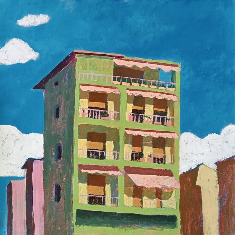 Abstract Building Paintings New York Abstract Paintings | Saatchi Art
