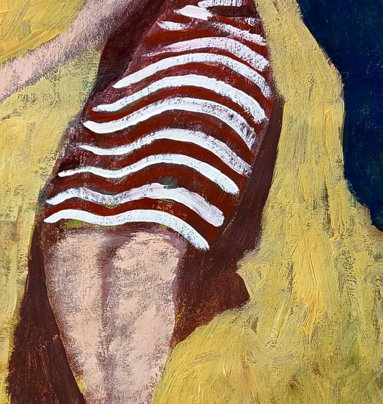 Original Expressionism Women Painting by Luigi Iona