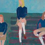 Amiche sulle scale by Luigi Iona