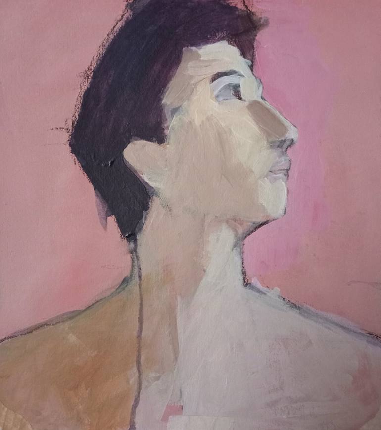 Original Portrait Painting by Luigi Iona