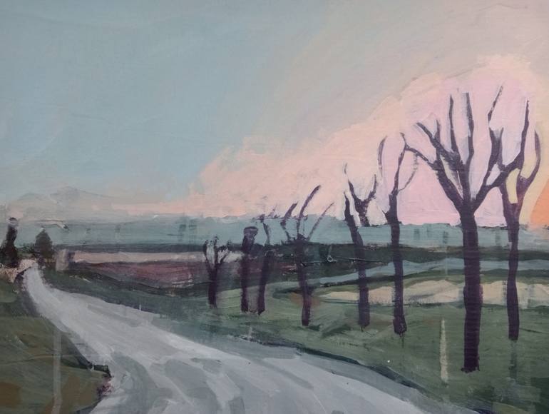 Original Abstract Expressionism Nature Painting by Luigi Iona