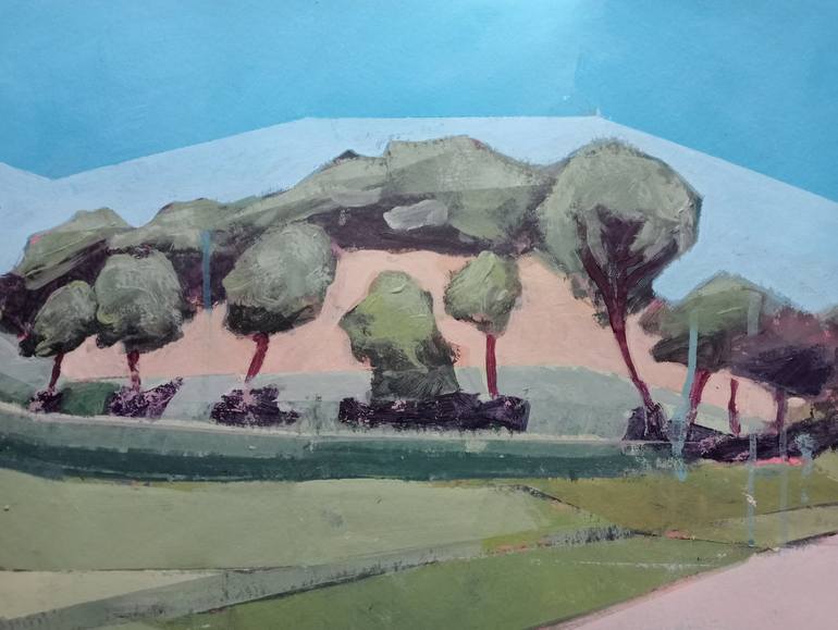 Original Landscape Painting by Luigi Iona