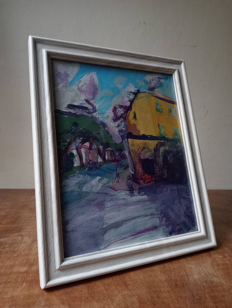 Original Abstract Expressionism Landscape Painting by Luigi Iona
