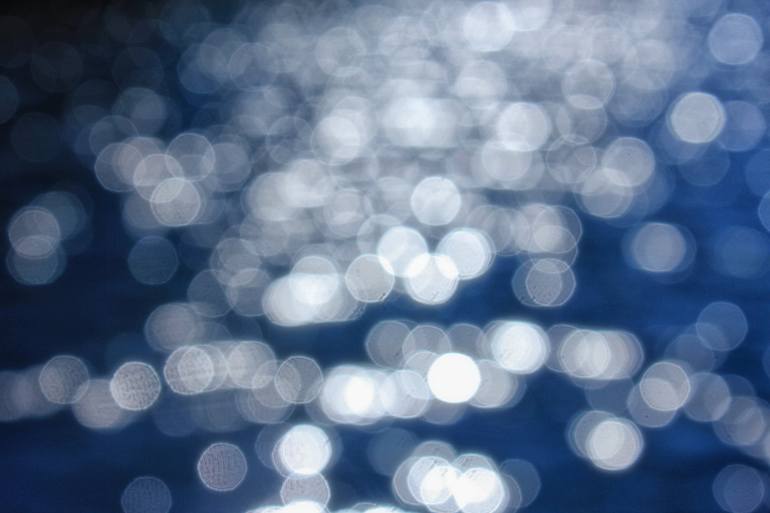 Original Abstract Photography by Sarah C Perkins | Contemporary Art on Paper | Light On The Lake - Limited Edition of 50