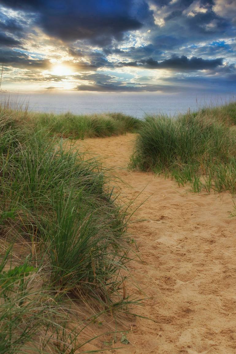 Original Beach Photography by Sarah C Perkins | Contemporary Art on Paper | Sunset On The Cape - Limited Edition of 100