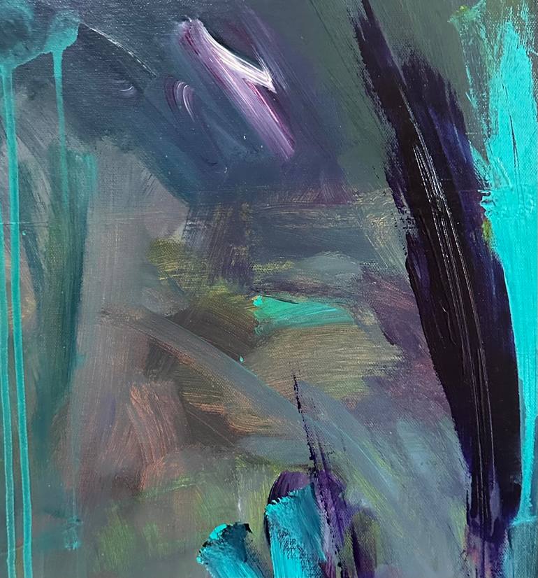 Original Abstract Expressionism Abstract Painting by Lorraine Smart