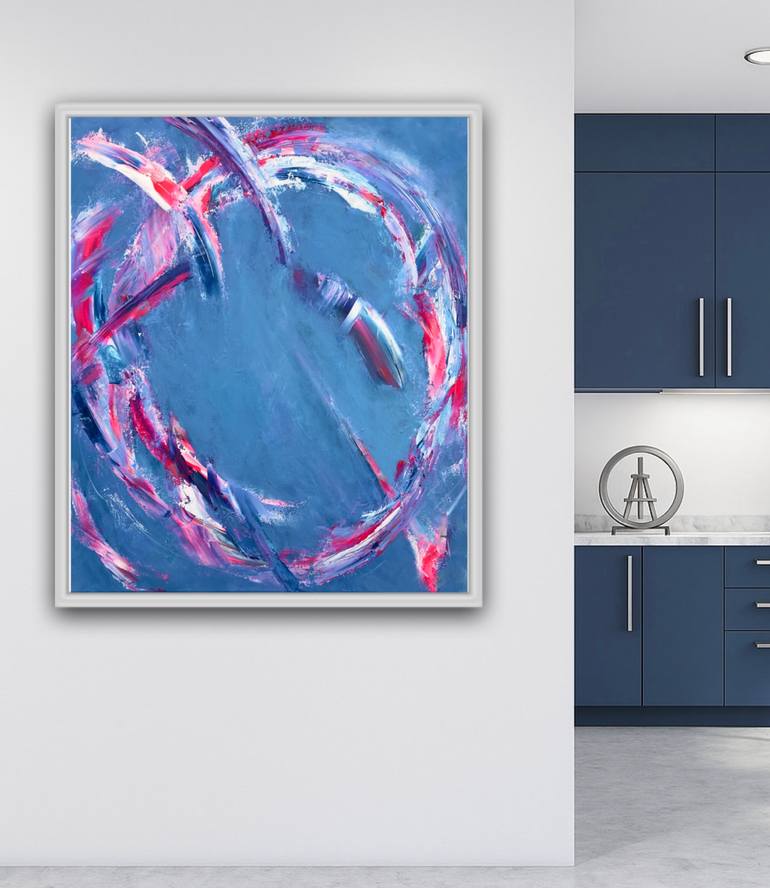 Original Abstract Expressionism Abstract Painting by Lorraine Smart