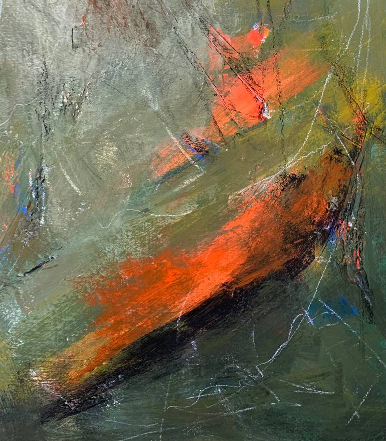 Original Abstract Expressionism Abstract Painting by Lorraine Smart