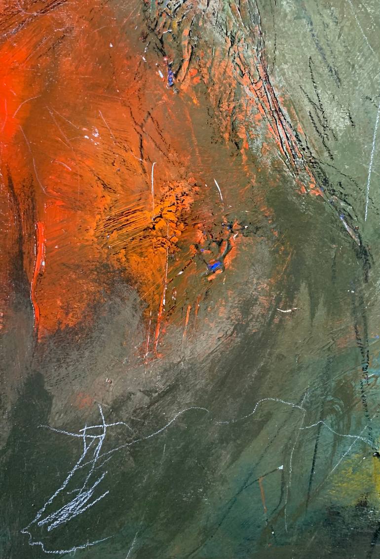 Original Abstract Expressionism Abstract Painting by Lorraine Smart