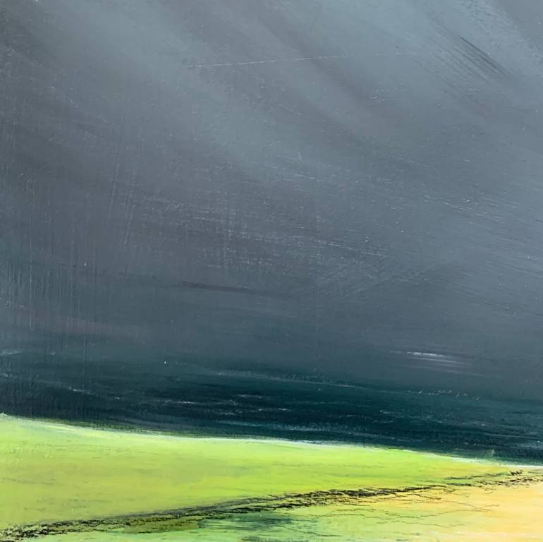 Original Expressionism Beach Painting by Lorraine Smart