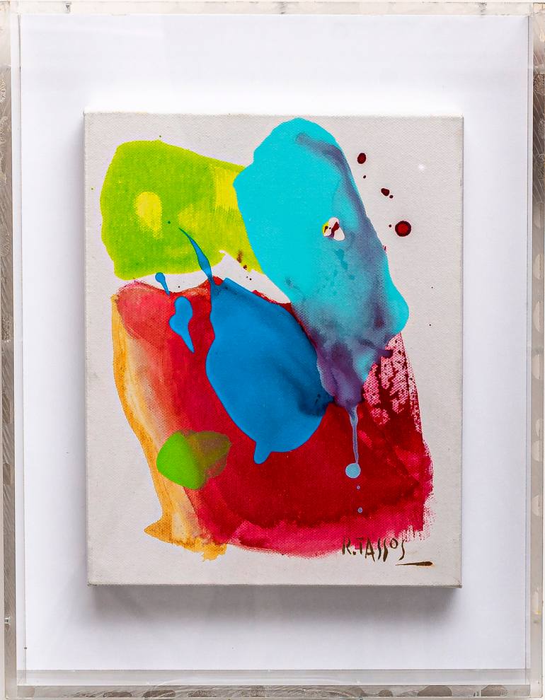 Original Abstract Expressionism Abstract Painting by Rudy Tassos