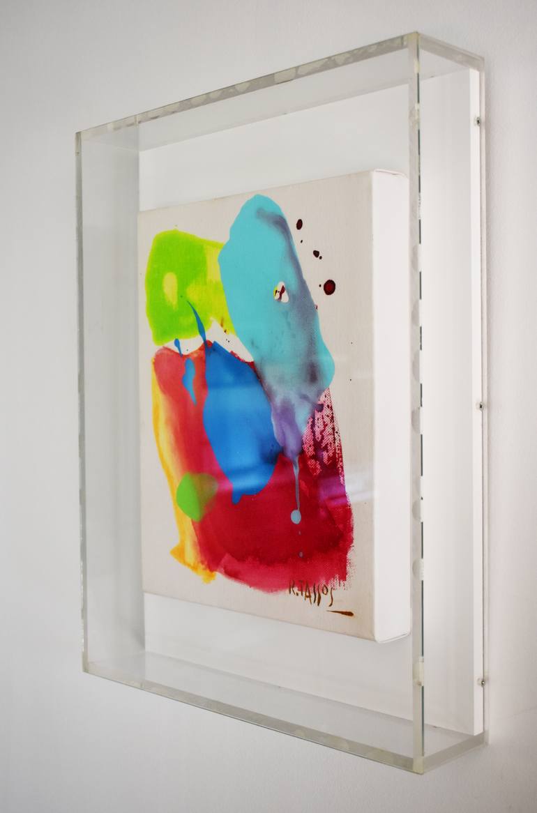 Original Abstract Expressionism Abstract Painting by Rudy Tassos