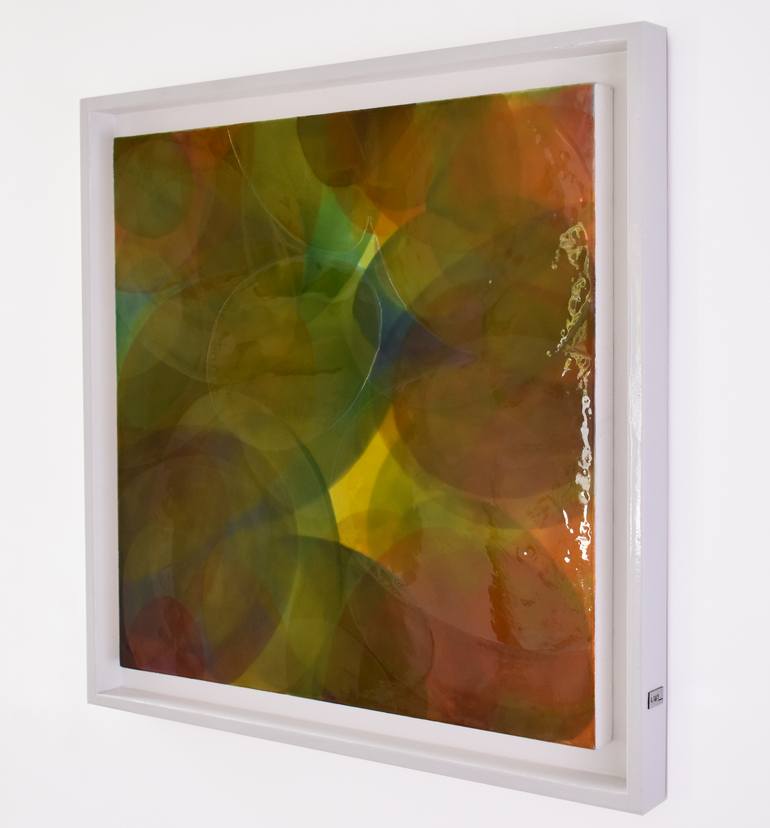 Original Conceptual Abstract Painting by Rudy Tassos