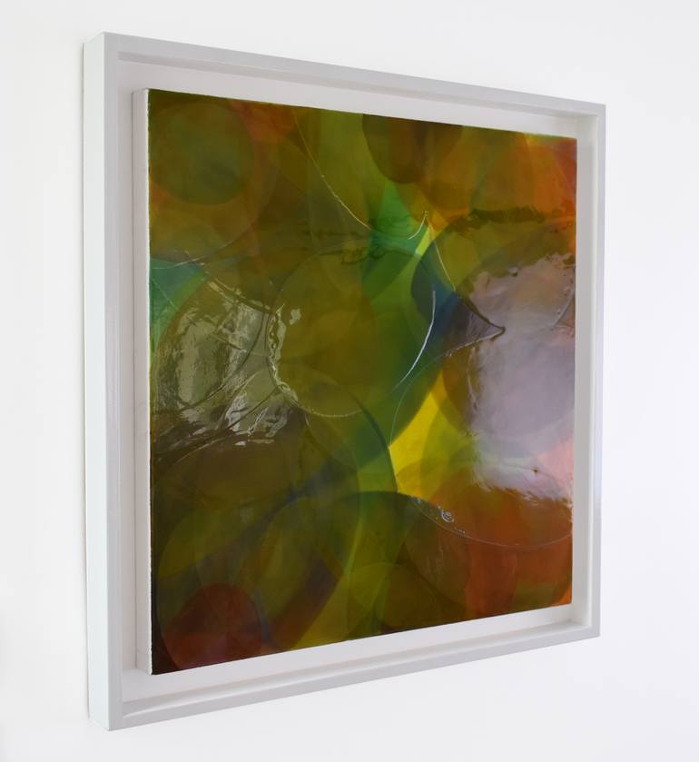 Original Conceptual Abstract Painting by Rudy Tassos