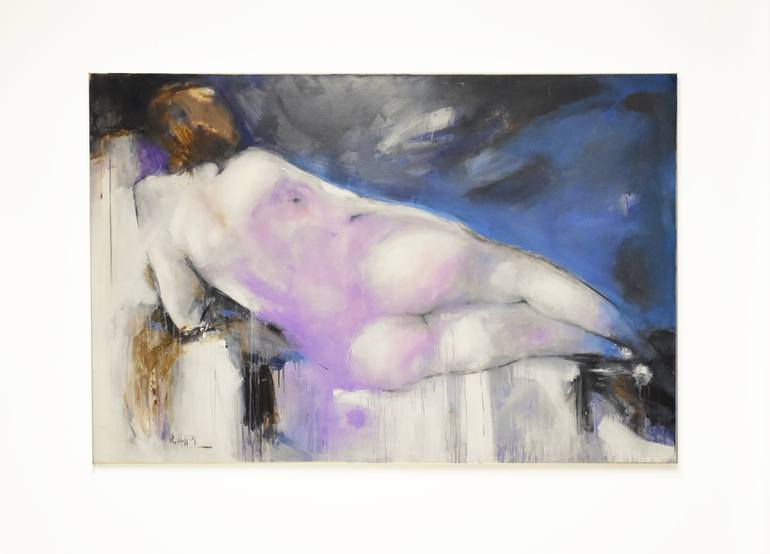 Original Modern Impressionism Body Painting by Rudy Tassos