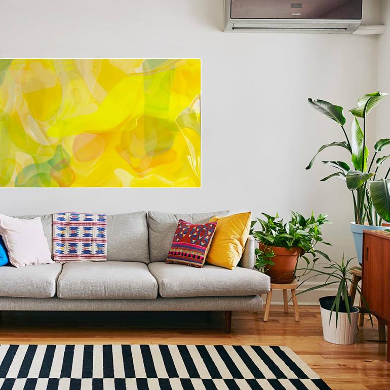 Original Abstract Fantasy Painting by Rudy Tassos