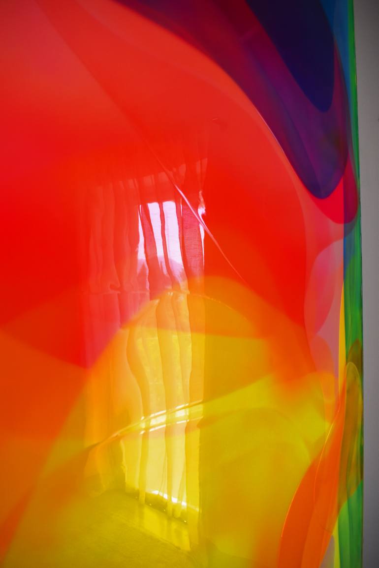 Original Conceptual Abstract Painting by Rudy Tassos