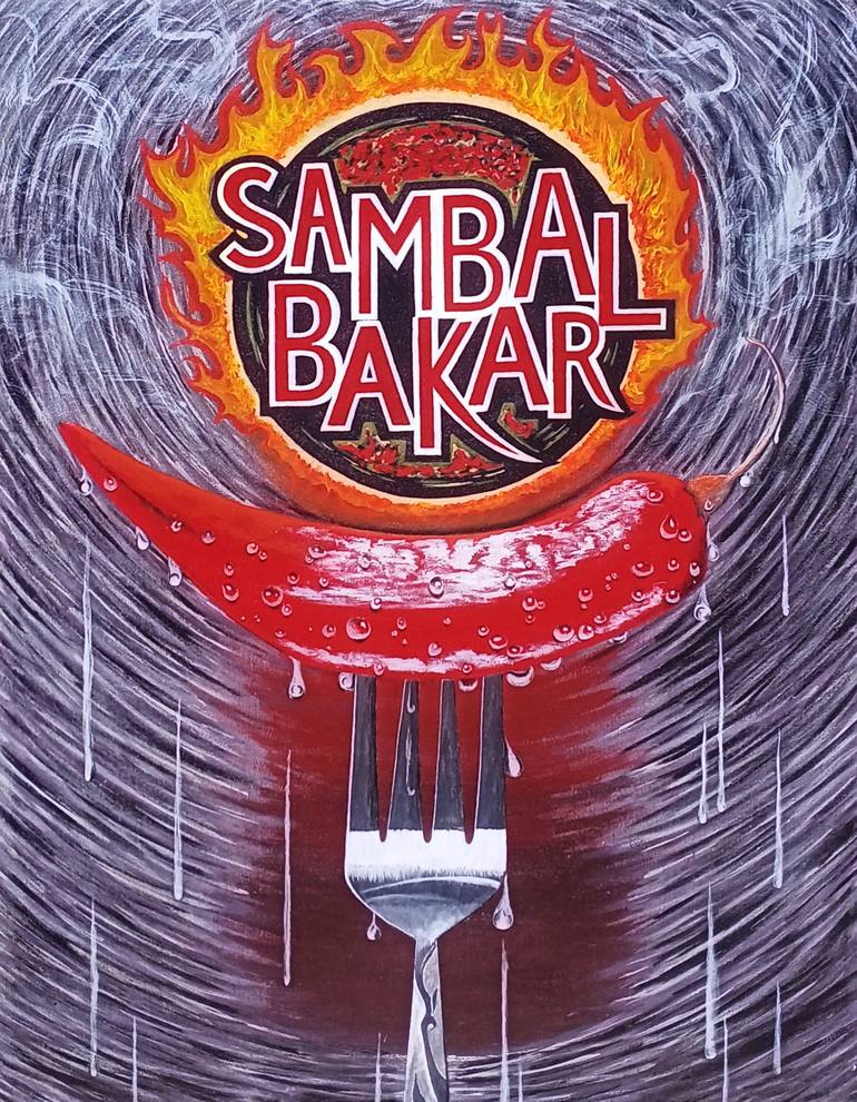 Original Art Deco Food & Drink Painting by Ermawan Ermawan