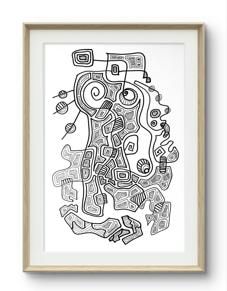 Original Abstract Patterns Drawing by Ermawan Ermawan