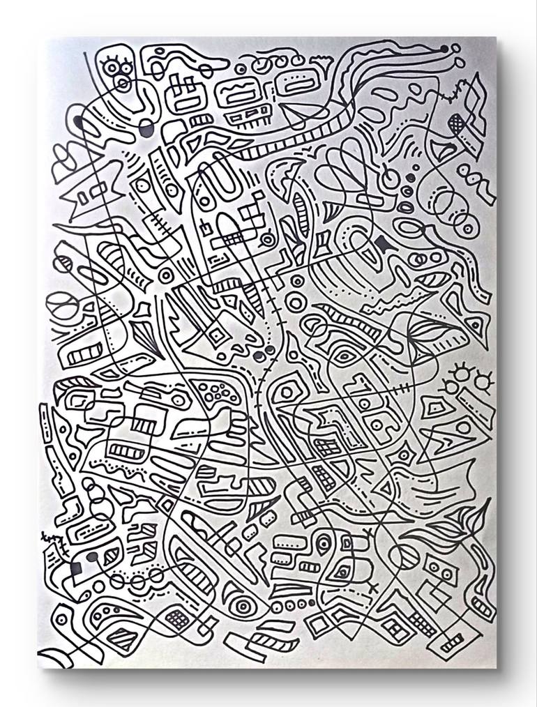 Original Abstract Patterns Drawings by Ermawan Ermawan