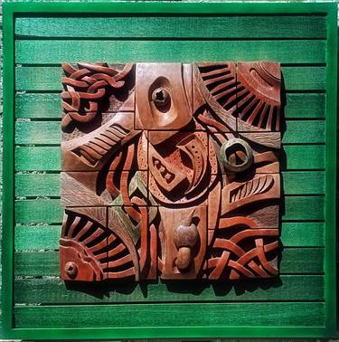 Original Art Deco Abstract Sculpture by Ermawan Ermawan