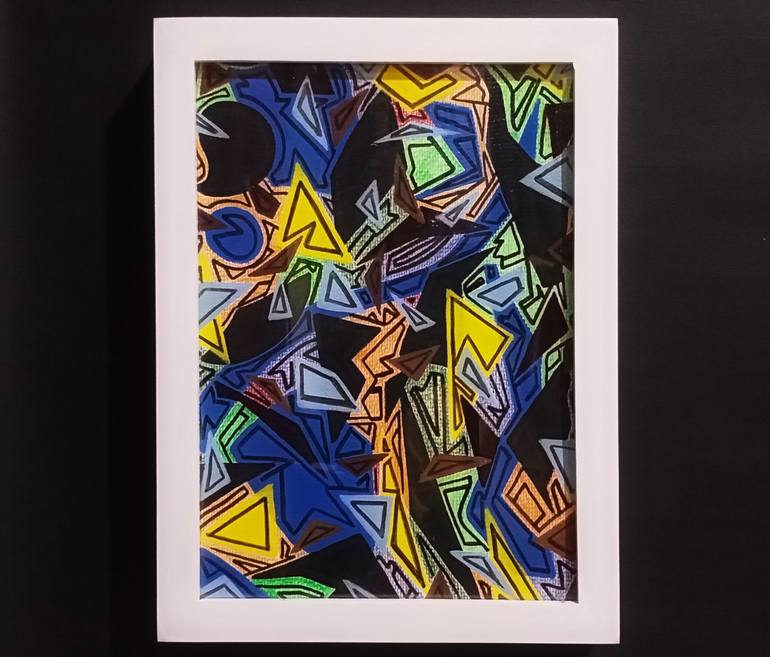 Original Abstract Patterns Painting by Ermawan Ermawan