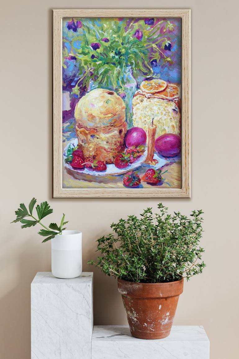 Original Fine Art Still Life Painting by Kristina Kristiana