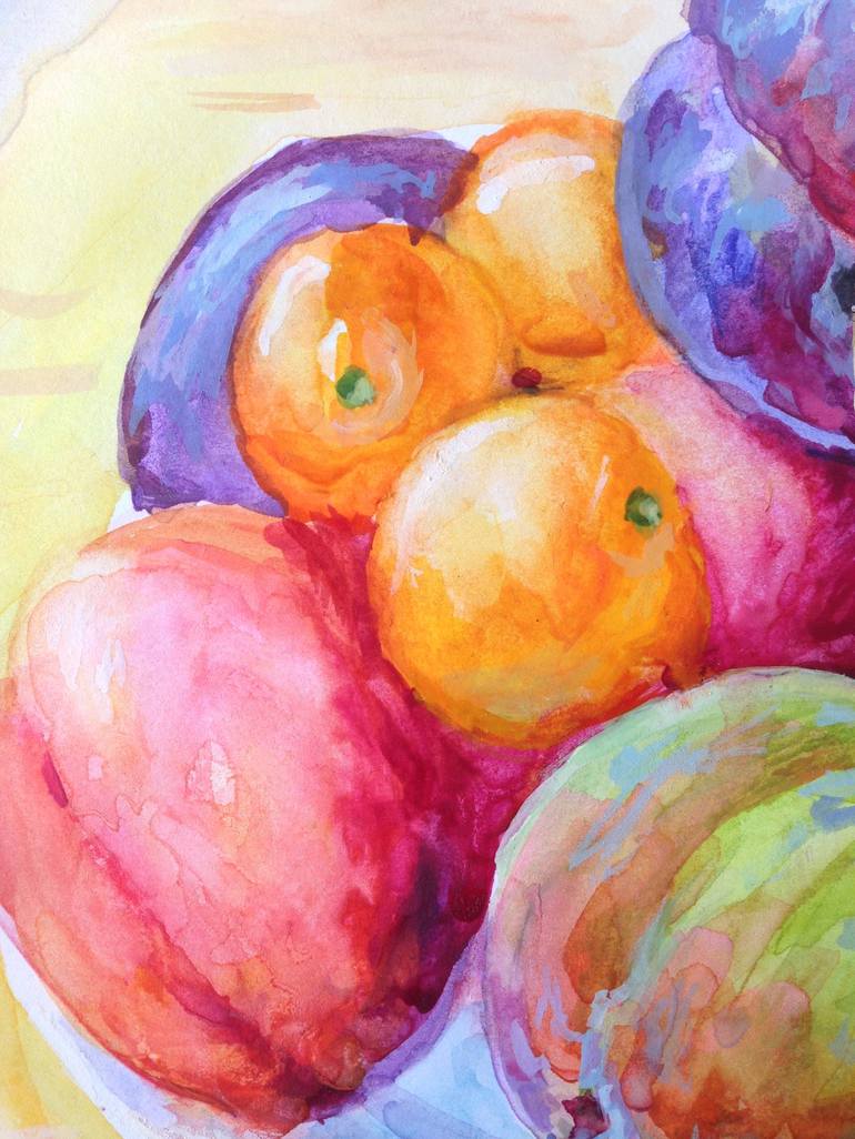 Original Still Life Painting by Kristina Kristiana