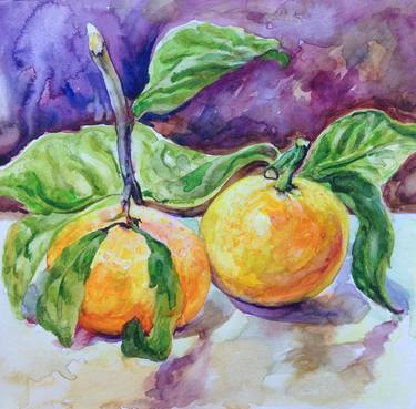 Original Fine Art Still Life Paintings by Kristina Kristiana