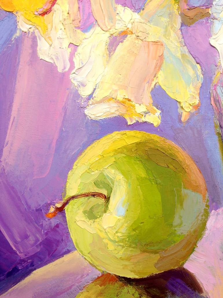 Original Expressionism Still Life Painting by Kristina Kristiana