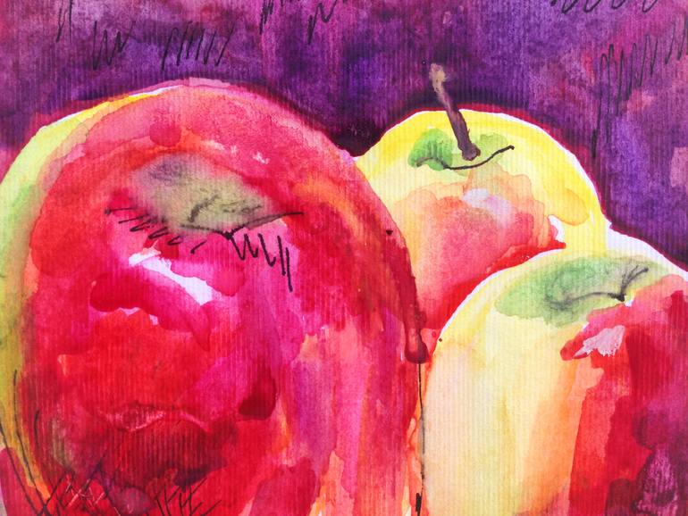 Original Expressionism Still Life Painting by Kristina Kristiana