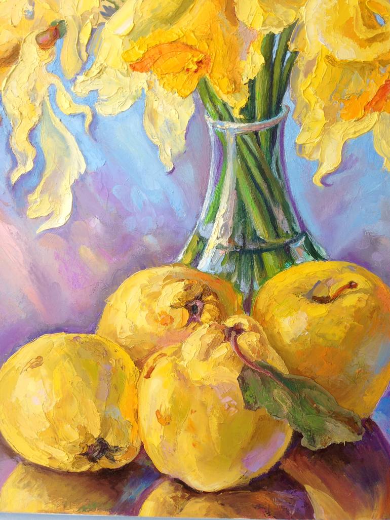 Original Fine Art Still Life Painting by Kristina Kristiana