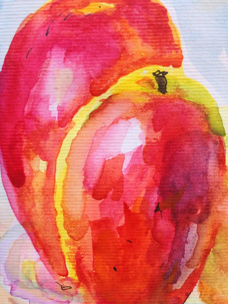Original Illustration Still Life Painting by Kristina Kristiana