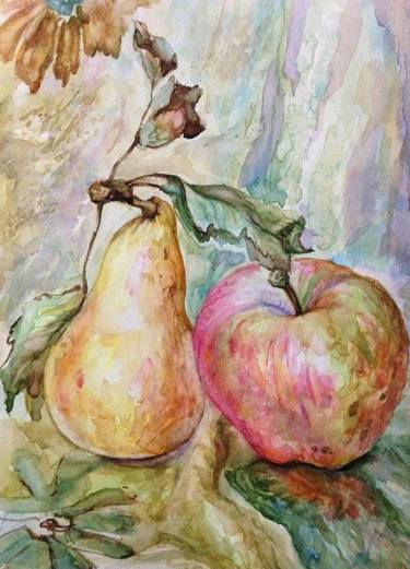 Original Still Life Paintings by Kristina Kristiana