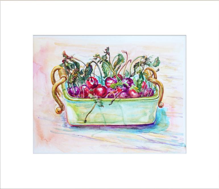 Original Fine Art Still Life Painting by Kristina Kristiana