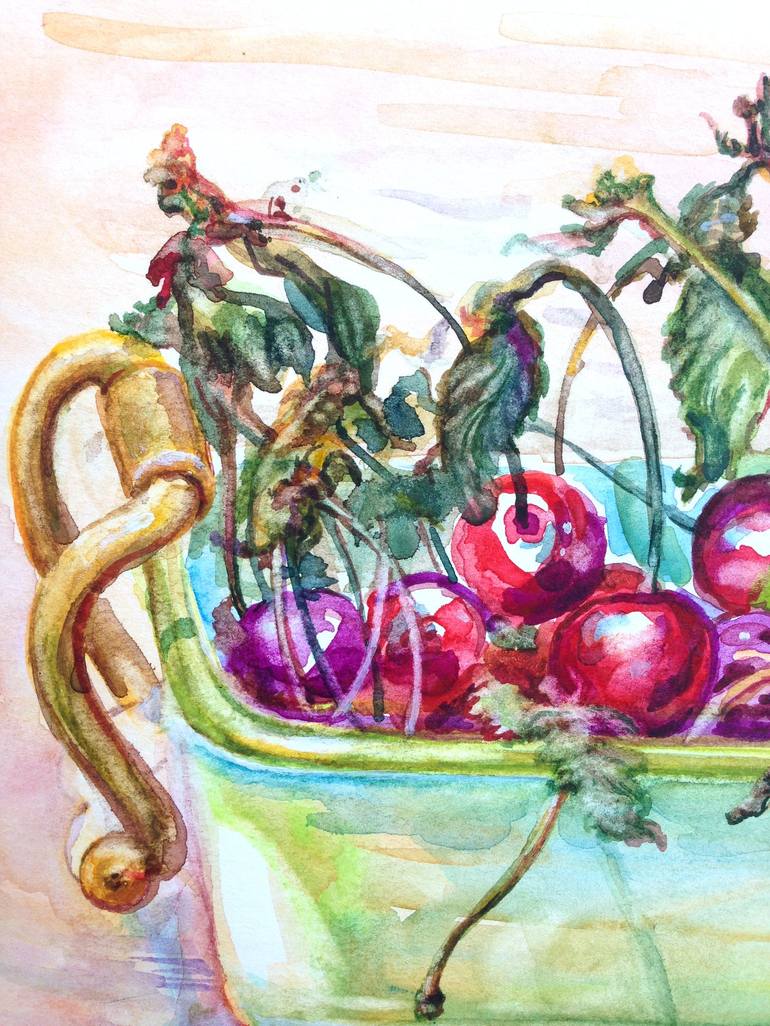 Original Fine Art Still Life Painting by Kristina Kristiana