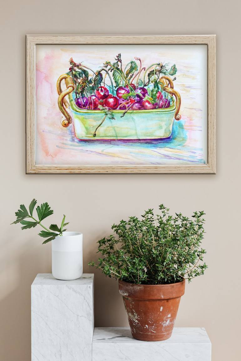 Original Fine Art Still Life Painting by Kristina Kristiana