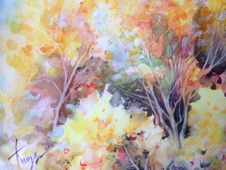 Original Other Landscape Painting by Kristina Kristiana