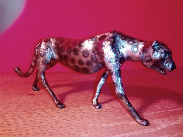 Original Art Deco Animal Sculpture by Momo Lakssir