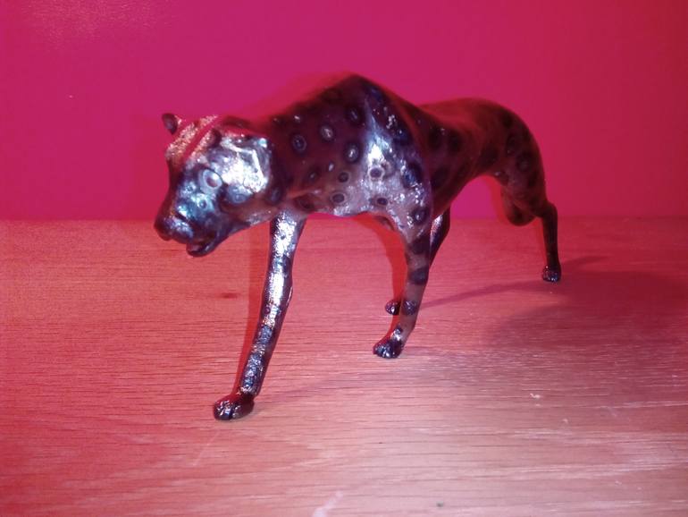 Original Art Deco Animal Sculpture by Momo Lakssir
